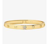 Michael Kors 14K Gold-Plated MK Logo Bangle MKC1548AN710
