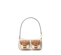 Michael Kors Women SM Conv POUCHETTE Hand Bag, Vanilla/Acrn, 1x1x1