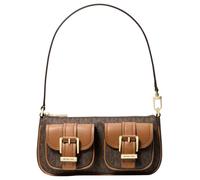Michael Kors for woman. 32S5GZCU1B Zoe small bag with brown Logo (OSFA), Casual, Canvas