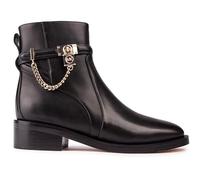 Michael Kors 40F3HAME5L-001 HAMILTON FLAT BOOTIE Women BLACK UK 8
