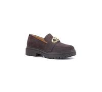 Michael Kors 40F3PKFP1S-251 Parker Lug Loafer Women Chocolate UK 9