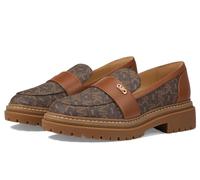 Michael Kors 40H3PKFP1B-200 Parker Lug Loafer Women Brown UK 8