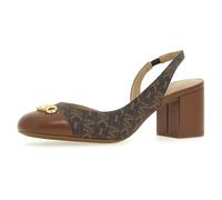 Michael Kors 40R5PLMP1B-227 Perla Flex Toe Cap Pump Women BRN/Luggage UK 7