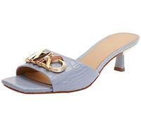 Michael Kors 40S3AMMA1E-487 AMAL KITTEN SANDAL Female Pale Blue UK 7.5