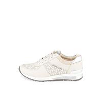 Michael Kors 43R6ALFP2B-150 Allie WRAP Trainer Female Vanilla UK 11
