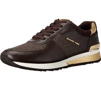 Michael Kors 43R6ALFP2B-200 Allie WRAP Trainer Female Brown UK 6.5