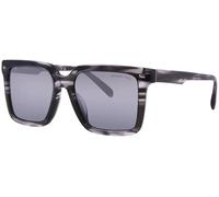 Michael Kors Abruzzo MK2217U 396688 Sunglasses Men's Black Horn/Grey Lenses 55mm