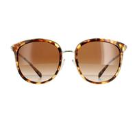 Michael Kors Round Womens Jet Set Tortoise Smoke Gradient Adrianna Bright MK1099B - Brown Metal - One Size