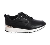 MICHAEL KORS Women's Allie Stride Trainer Sneaker, Black, 4 UK