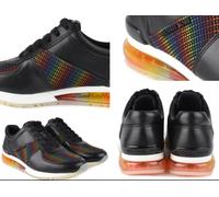 Michael Kors Allie Trainer Rainbow Extreme Sneaker Shoes New 36