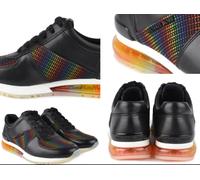 Michael Kors Allie Trainer Rainbow Extreme Sneaker Shoes New 37