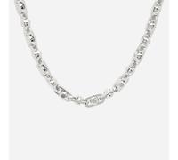 Michael Kors Astor Link Platinum Plated Silver Tone Necklace MKJ835600040