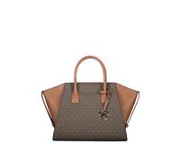 Michael Kors Avril logo-plaque tote bag - Brown One Size