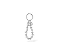 Michael Kors Bag Charm, Silver-Tone/Ball Chain/Silver