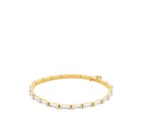 Michael Kors Baguette Stretch Gold Tennis Bracelet, Gold, Men Gold