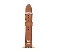 Michael Kors Band compatible with Apple Watch, 38/40/41 mm 18 mm Brown Leather, MKS8003