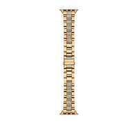 Michael Kors Band Compatible with Apple Watch, 38/40/41 mm - 18 mm Gold Stainless Steel, MKS8021