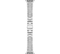 Michael Kors Band Compatible with Apple Watch, 38/40/41 mm - 20 mm Silver Stainless Steel, MKS8006