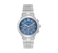 Michael Kors Billie Watch for Men, Quartz Chronograph Movement with Stainless Steel Strap