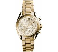 Michael Kors Bradshaw Chronograph Quartz Watch with Gold Stainless Steel Strap for Women MK5798