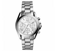 Michael Kors Bradshaw Ladies Chronograph Watch Silver Bracelet and Dial MK6174