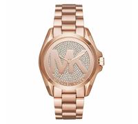 Michael Kors Bradshaw Ladies Watch MK6437ÂMK Logo Crystal Pave DialÂRose Strap