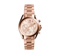 Michael Kors Bradshaw Mini Chronograph Quartz Watch with Rose Gold Stainless Steel Strap for Women MK5799
