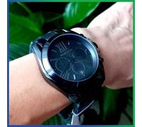 Michael Kors Bradshaw MK5550 Chronograph Black Dial Strap Unisex Mens Watch 42mm