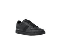 Michael Kors Brady Signature Logo and Leather Sneaker - Black/Black - 42F5BRFS1L