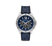 Michael Kors - Brecken Chronograph Watch with Black Color, PVC Strap for Men, MK8923
