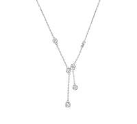 Michael Kors Jewellery Michael Kors Premium Kors Brilliance Sterling Silver CZ Drop Necklace 41cm + 5cm
