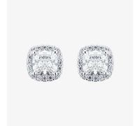 Michael Kors Brilliance Sterling Silver Cubic Zirconia Halo Stud Earrings MKC1405AN040