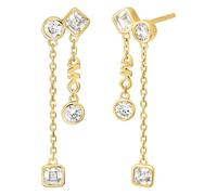 Michael Kors Brilliance Women's Gold-Tone Sterling Silver Earring, MKC1773710