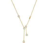 Michael Kors Brilliance Women's Gold-Tone Sterling Silver Necklace, MKC1769710