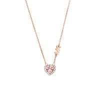 Michael Kors Brilliant Rose Gold Plated CZ Heart Pendant