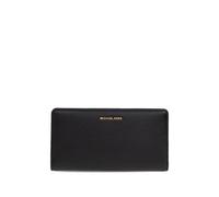 Michael Kors Bryant large pebbled leather snap-front wallet - Black One Size