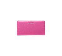 Michael Kors Bryant Large Pebbled Leather Snap-Front Wallet - Raspberry - 32S5SYTP3L