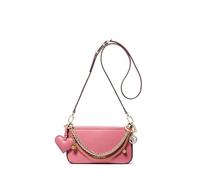 Michael Kors Bryant Small Convertible Crossbody Bag, Silver-tone Hardware/Jewel Chain/Rosewood, One Size