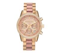 Michael Kors Bryant Watch for Women, 37 mm Quartz Chronograph Movement With Stainless Steel Strap
