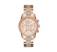 Michael Kors Bryant Women's Crystal Rose Gold Tone Bracelet Watch