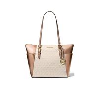 Michael Kors Charlotte metallic tote bag - Neutrals One Size