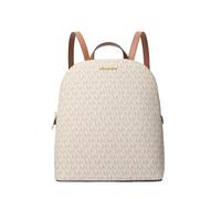 Michael Kors Cindy Large Signature Logo Backpack Vanilla