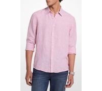 Michael Kors Classic Long Sleeve Linen Shirt In Pink size S | Casual Shirts Outlet | Men | White S
