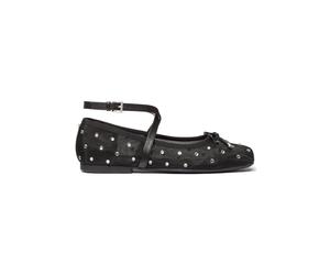 Michael Kors Collette Wrap Ballet Shoe In Black Studs size 36 | Ballerinas Outlet | Women | Black 36