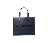 Michael Kors Cooper Logo Embossed Pebbled Leather Tote Bag - NAVY - 37S5MCOT4L