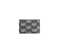 Michael Kors Cooper Medium Logo Jacquard Denim Wallet - Black WASH - 36S6LCOE6C