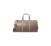 Michael Kors Cooper Pebbled Leather and Signature Logo Duffel Bag - Mushroom - 37R6LCOU3L