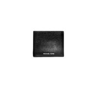 Michael Kors Cooper Pebbled Leather Billfold Wallet with Coin Pouch - Black - 36T4LCOF3L