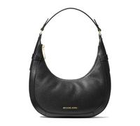 Michael Kors Crescent Top Zip Shoulder Bag In Black Leather size OS | Shoulder Bags Outlet | Women | Black OS