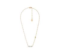 Michael Kors crystal-embellished logo-charm necklace - Gold One Size